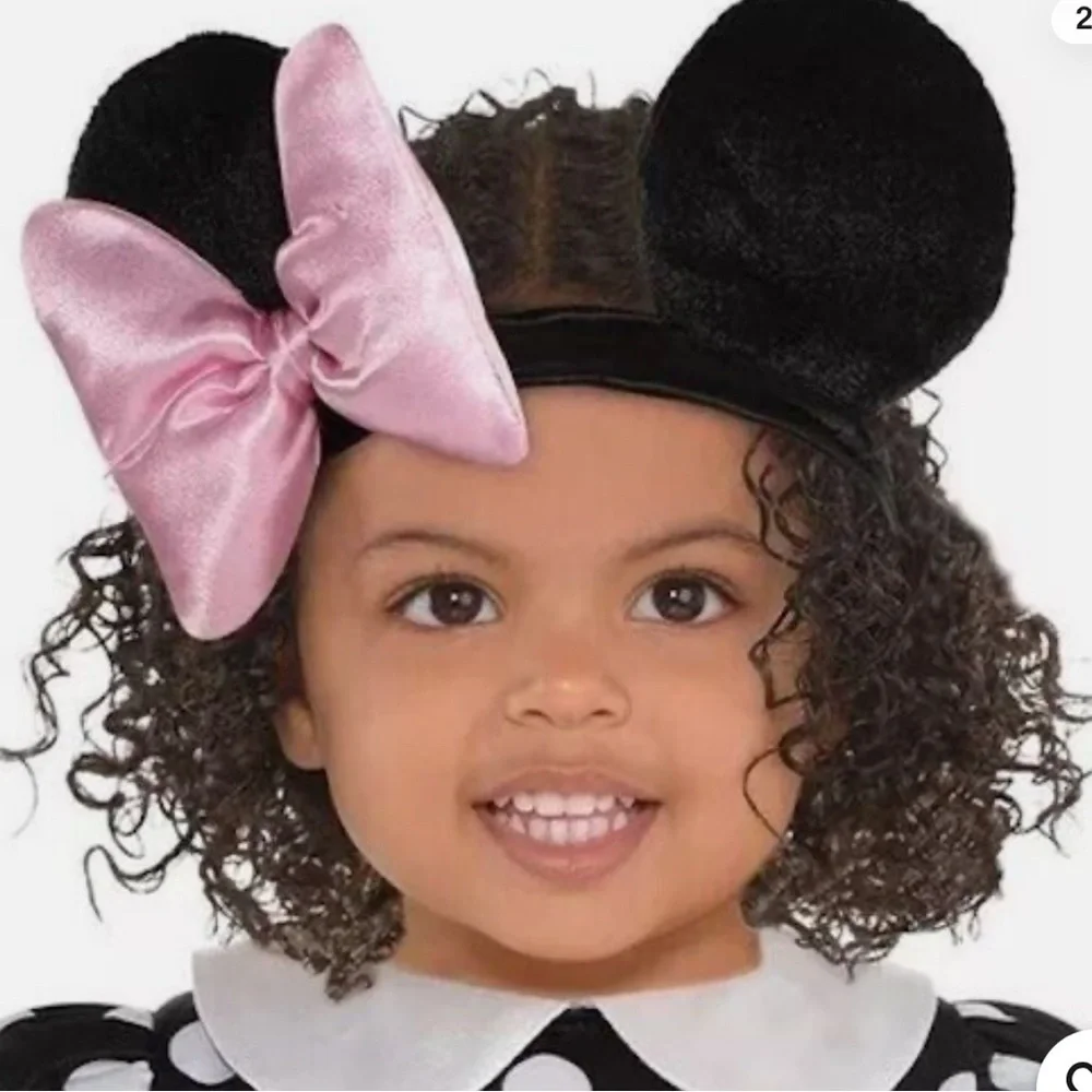 NWT Disney Baby Minnie Mouse • 18-24m • Costume Dress with Ears Accessory